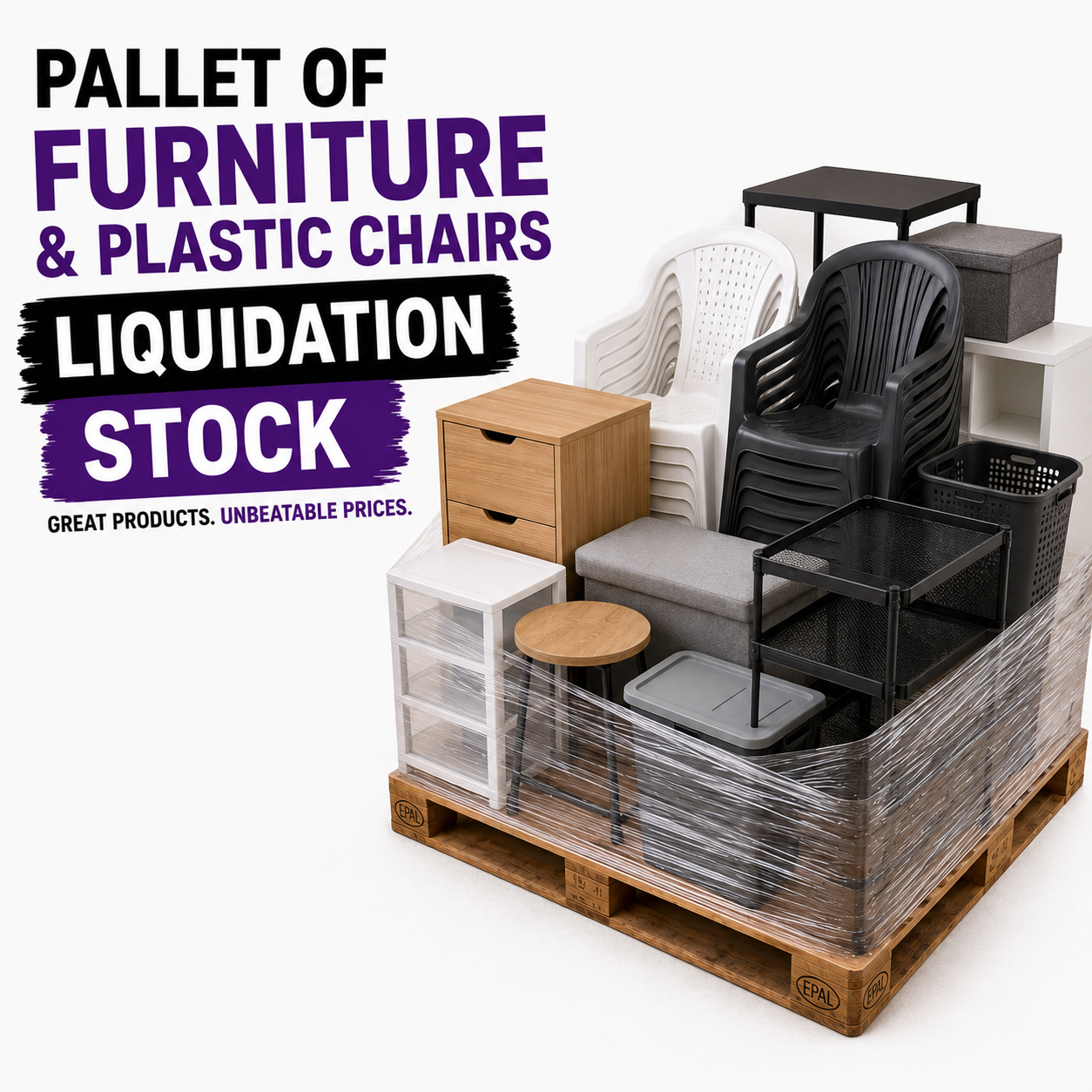 Pallet of Mixed Furniture